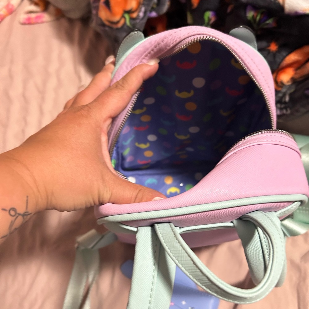 Loungefly Stitch Pastel Backpack and Wallet Set - Picture 2 of 5